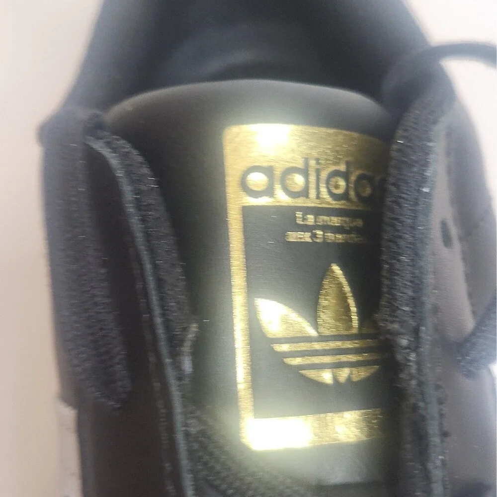 Adidas Superstar Black White Lace Up Casual Sneakers Retro OG EG4959 Men's Sz 13